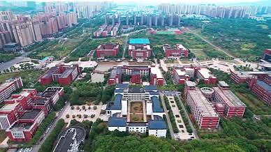 株洲湖南工业大学新校区航拍视频的预览图